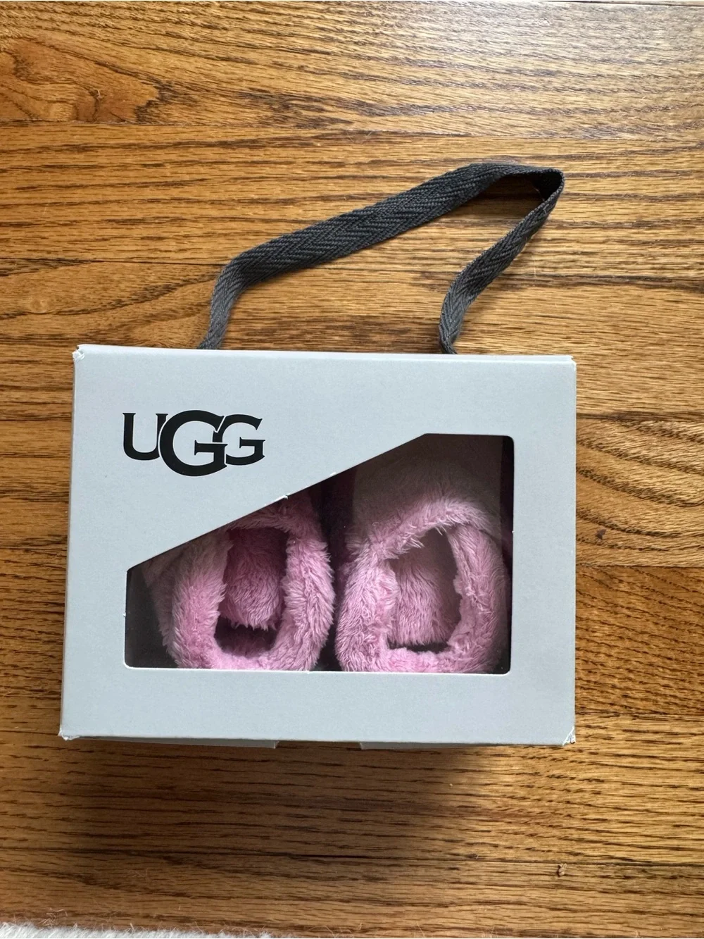 UGG Baby Plush Pink Bootie Slipper